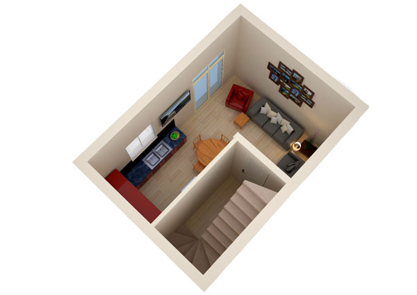 Floorplan for The Beach House