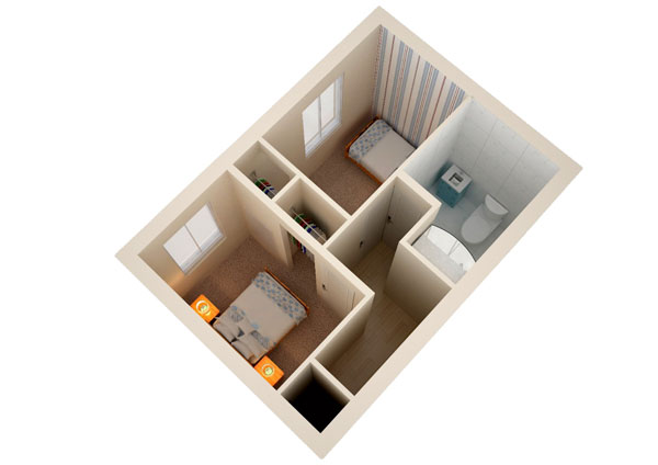 Floorplan for The Beach House